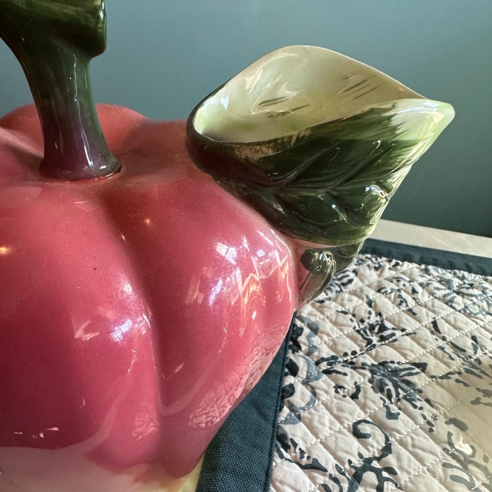 Apple pitcher pottery